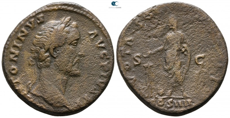 Antoninus Pius AD 138-161. Rome
Sestertius Æ

31 mm., 21.92 g.



nearly ...