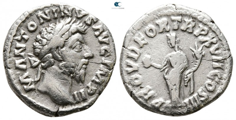 Marcus Aurelius AD 161-180. Rome
Denarius AR

17 mm., 3.05 g.



very fin...