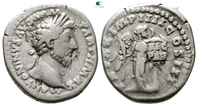 Marcus Aurelius AD 161-180. Rome
Denarius AR

19 mm., 3.06 g.



nearly v...