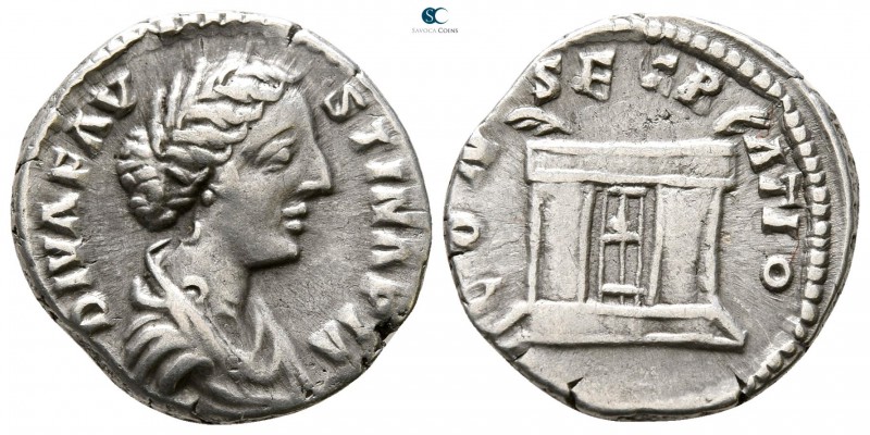 Diva Faustina II Died AD 175-176. Rome
Denarius AR

17 mm., 2.87 g.



ve...