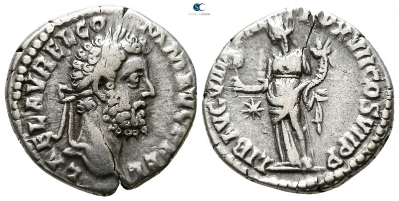 Commodus AD 180-192. Rome
Denarius AR

17 mm., 3.64 g.



very fine