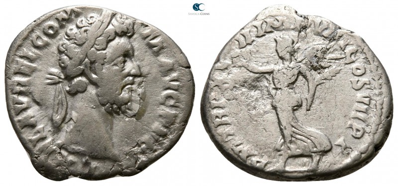 Commodus AD 180-192. Rome
Denarius AR

18 mm., 2.56 g.



nearly very fin...