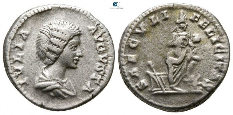 Julia Domna AD 193-217. Rome
Denarius AR

18 mm., 3.47 g.



very fine