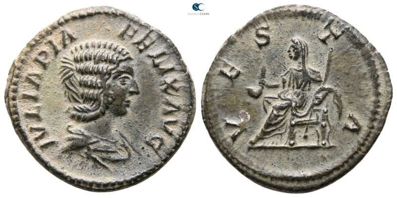 Julia Domna, wife of Septimius Severus AD 193-217. Rome
Denarius AR

18 mm., ...