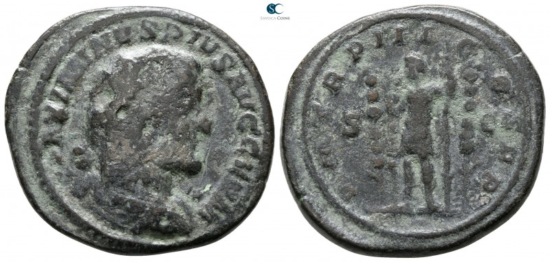 Maximinus I Thrax AD 235-238. Rome
Dupondius Æ

28 mm., 12.10 g.



nearl...