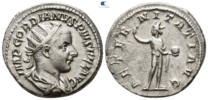 Gordian III. AD 238-244. Rome
Antoninianus AR

22 mm., 4.83 g.



very fi...