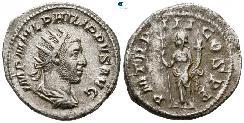 Philip I Arab AD 244-249. Rome
Antoninianus AR

23 mm., 4.45 g.



very f...