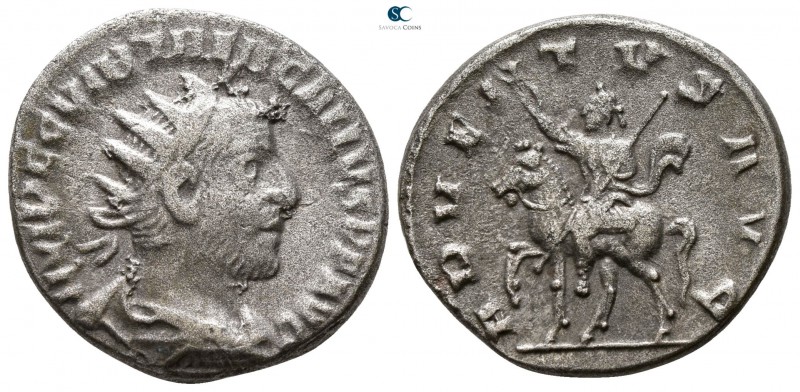Trebonianus Gallus AD 251-253. Antioch
Antoninianus AR

20 mm., 3.84 g.


...