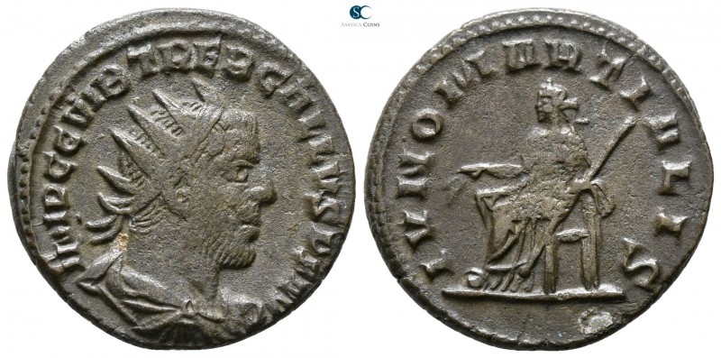 Trebonianus Gallus AD 251-253. Antioch
Antoninianus Æ

21 mm., 3.99 g.


...