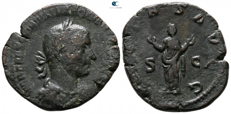 Trebonianus Gallus AD 251-253. Rome
Sestertius Æ

29 mm., 12.38 g.



nea...