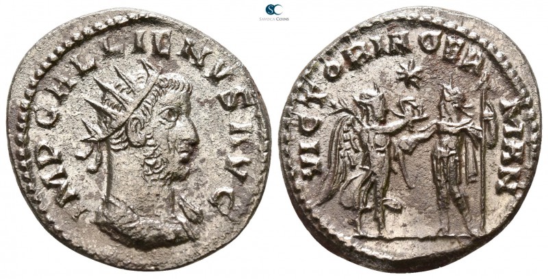 Gallienus AD 253-268. Samosata
Antoninianus AR

21 mm., 3.54 g.



very f...