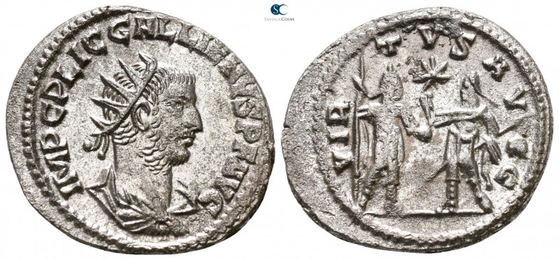 Gallienus AD 253-268. Samosata
Antoninianus Billon

21 mm., 3.44 g.



ve...