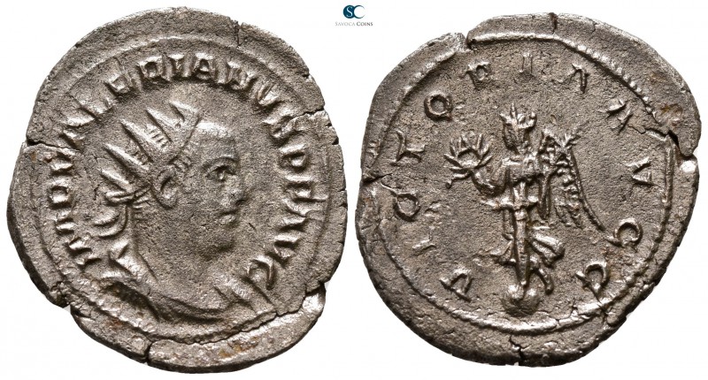 Valerian I AD 253-260. Antioch
Antoninianus Billon

25 mm., 3.87 g.



ve...