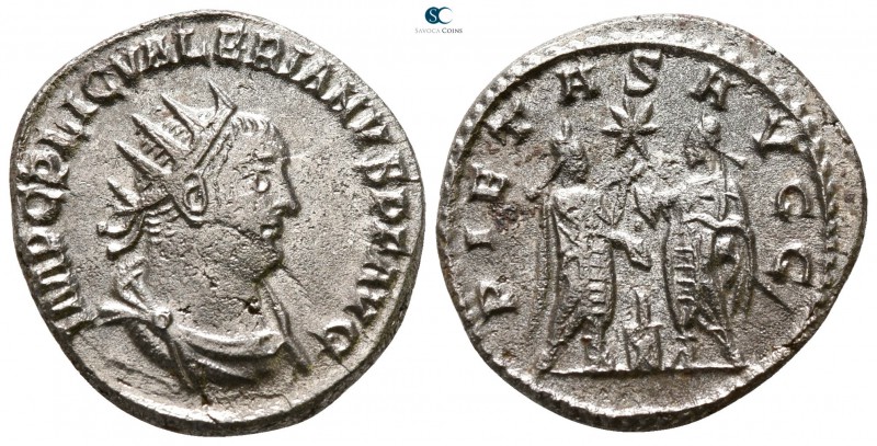 Valerian I AD 253-260. Samosata
Antoninianus AR

20 mm., 3.90 g.



very ...