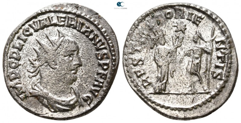 Valerian I AD 253-260. Samosata
Antoninianus Æ silvered

21 mm., 4.09 g.

...