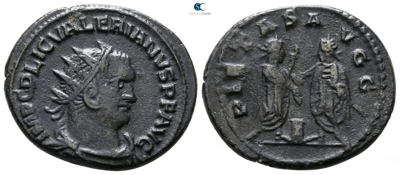 Valerian I AD 253-260. Samosata
Antoninianus Billon

21 mm., 4.15 g.



v...