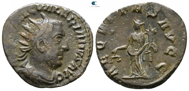 Valerian I AD 253-260. Uncertain mint or Antioch
Antoninianus Billon

21 mm.,...