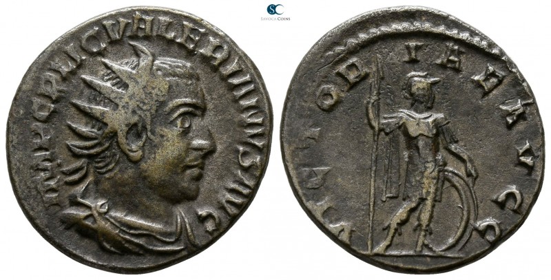 Valerian I AD 253-260. Viminacium
Antoninianus Billon

21 mm., 3.97 g.


...