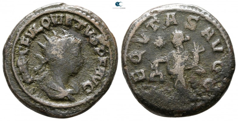 Quietus AD 260-261. Samosata
Antoninianus Billon

20 mm., 4.28 g.



very...