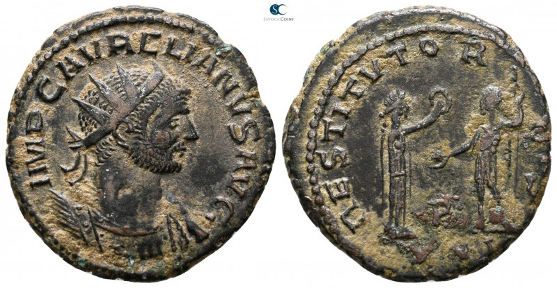 Aurelian AD 270-275. Antioch
Antoninianus Billon

22 mm., 4.31 g.



very...