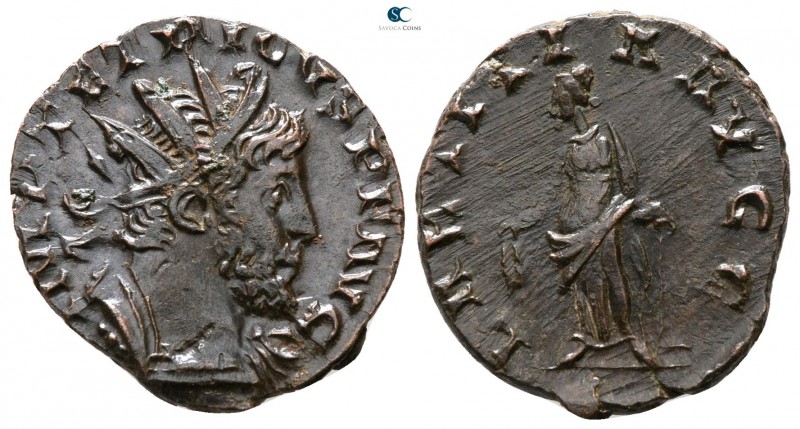 Tetricus I. AD 271-274. Rome
Antoninianus Æ

18 mm., 2.29 g.



very fine...