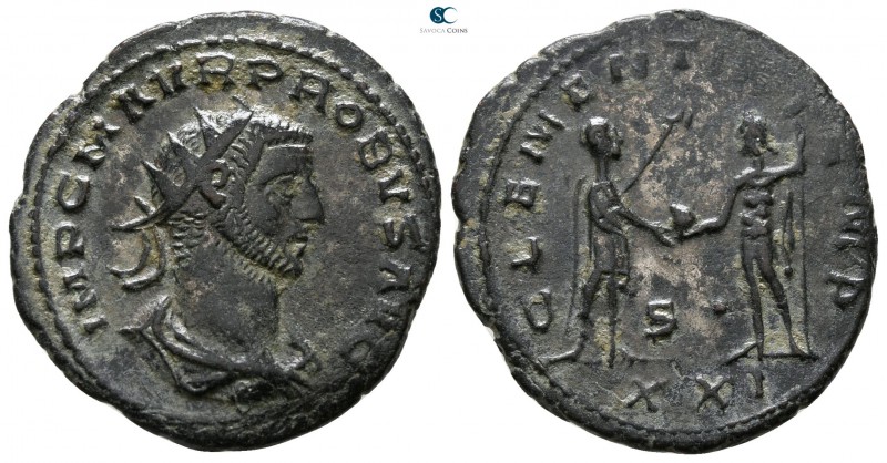 Probus AD 276-282. Antioch
Antoninianus Billon

22 mm., 3.62 g.



very f...