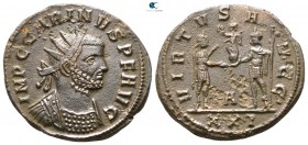 Carinus AD 283-285. Siscia. Antoninianus Billon