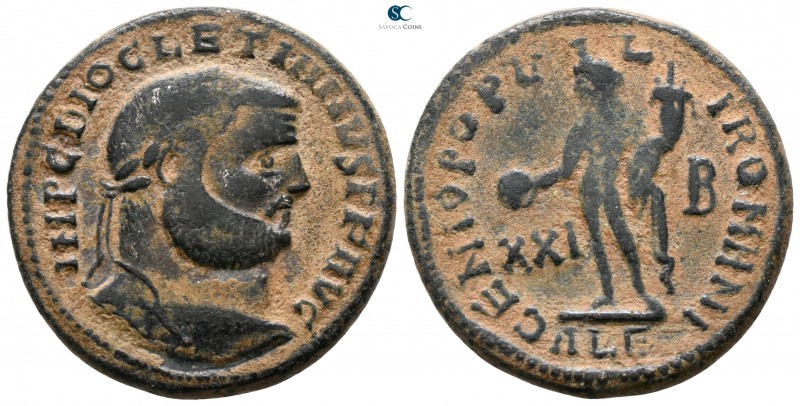 Diocletian AD 284-305. Alexandria
Follis Æ

25 mm., 11.06 g.



very fine...
