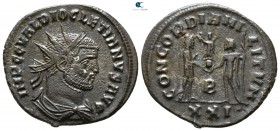 Diocletian AD 284-305. Heraclea. Antoninianus Æ