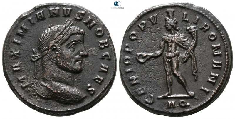 Maximianus Herculius AD 286-305. Aquileia
Follis Æ

26 mm., 10.48 g.



v...