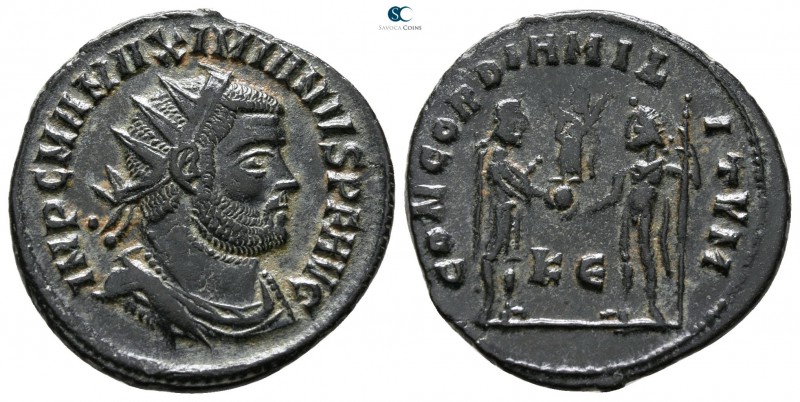 Maximianus Herculius AD 286-305. Cyzicus
Antoninianus Æ

19 mm., 3.06 g.

...