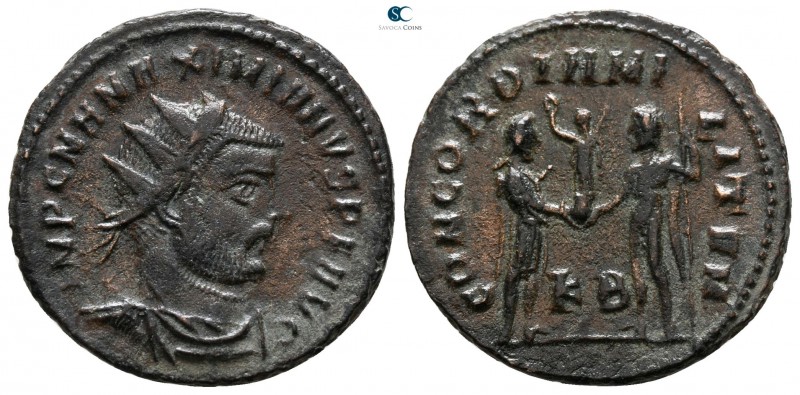 Maximianus Herculius AD 286-305. Cyzicus
Antoninianus Æ

20 mm., 2.95 g.

...