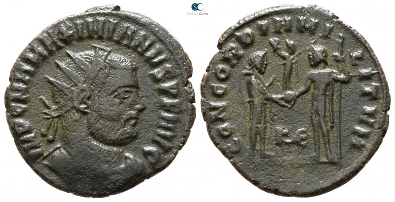 Maximianus Herculius AD 286-305. Cyzicus
Radiatus Æ

20 mm., 2.94 g.



v...