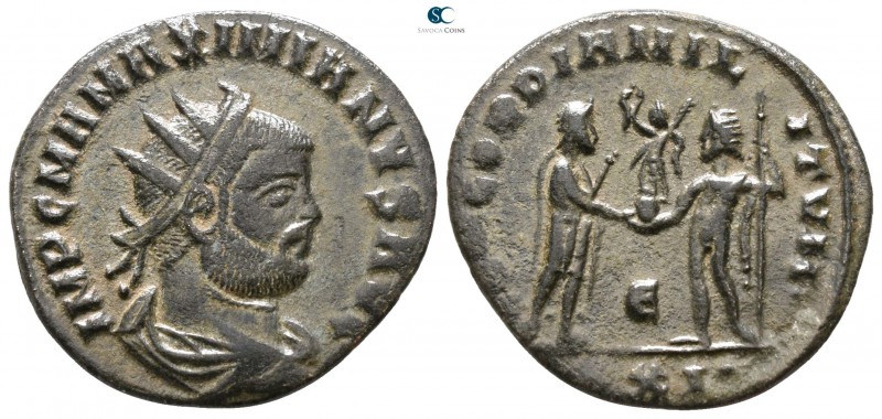 Maximianus Herculius AD 286-305. Cyzicus or Heraclea
Antoninianus Æ

21 mm., ...
