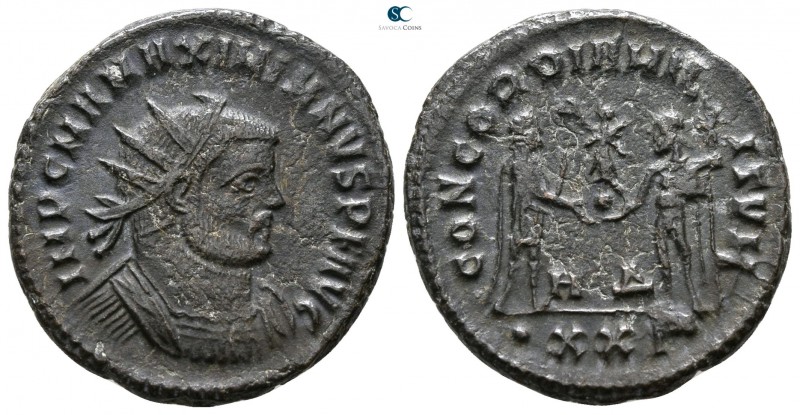 Maximianus Herculius AD 286-305. Heraclea
Radiatus Æ

22 mm., 4.66 g.



...
