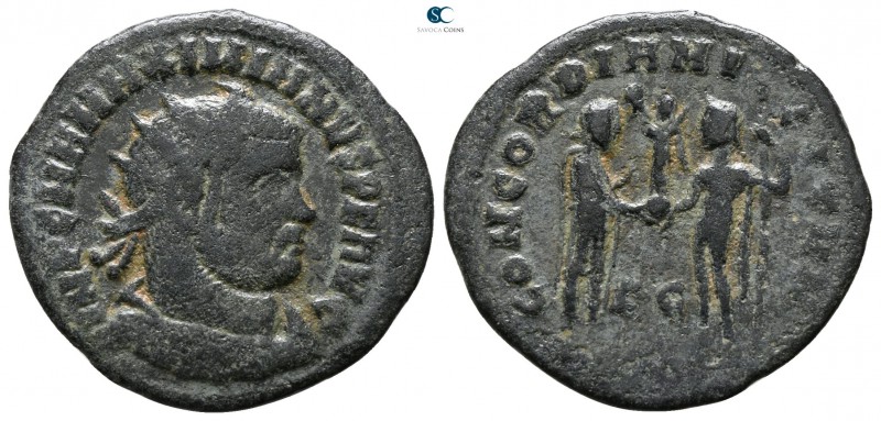 Maximianus Herculius AD 286-305. Rome
Radiatus Æ

21 mm., 2.65 g.



fine...