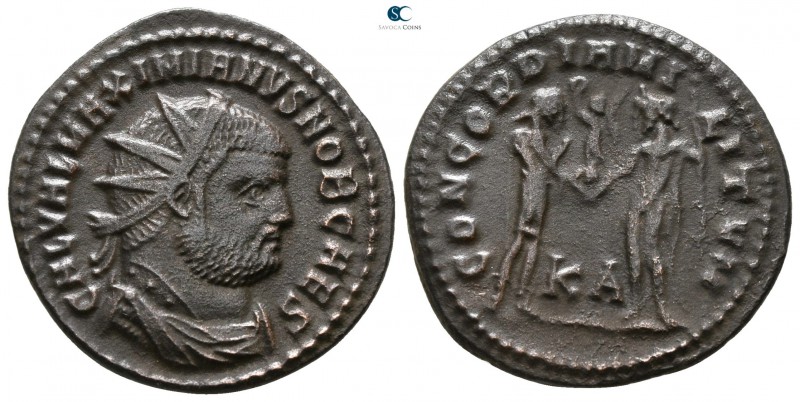 Galerius as Caesar AD 293-305. Cyzicus
Radiatus Æ

22 mm., 3.51 g.



ver...