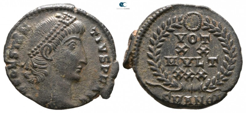 Constantius I Chlorus AD 305-306. Antioch
Follis Æ

16 mm., 1.47 g.



ve...