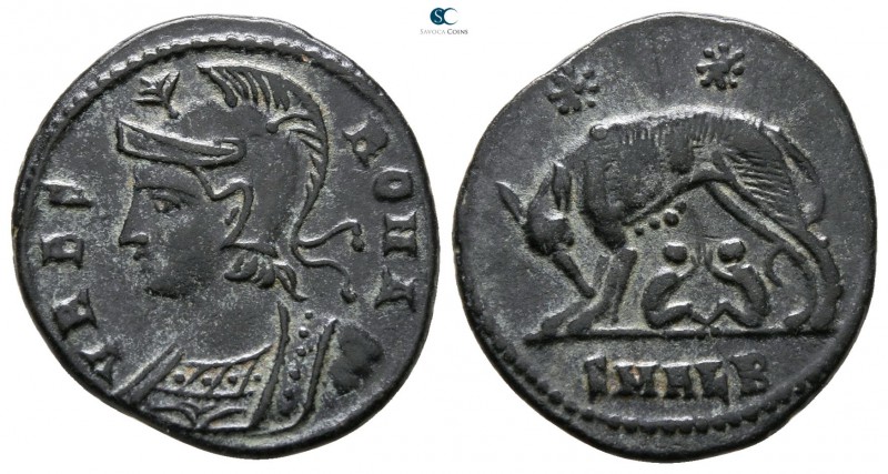Constantine I the Great AD 306-337. City Commemorative. Alexandria
Follis Æ

...