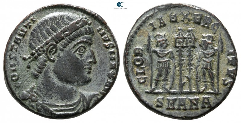 Constantine I the Great AD 306-337. Antioch
Follis Æ

17 mm., 2.41 g.



...