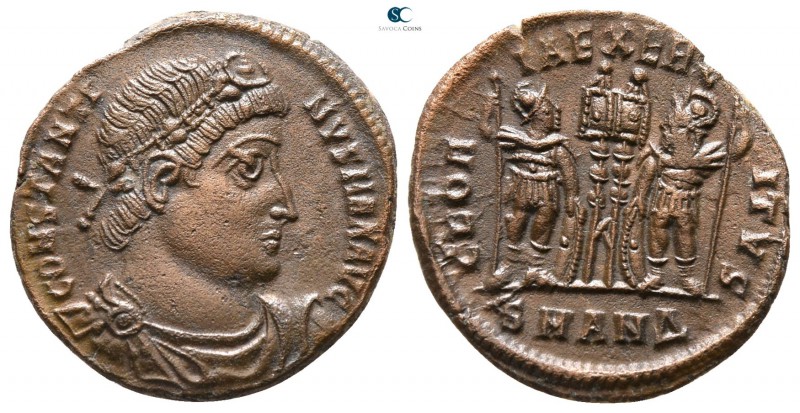Constantine I the Great AD 306-337. Antioch
Follis Æ

17 mm., 2.15 g.



...