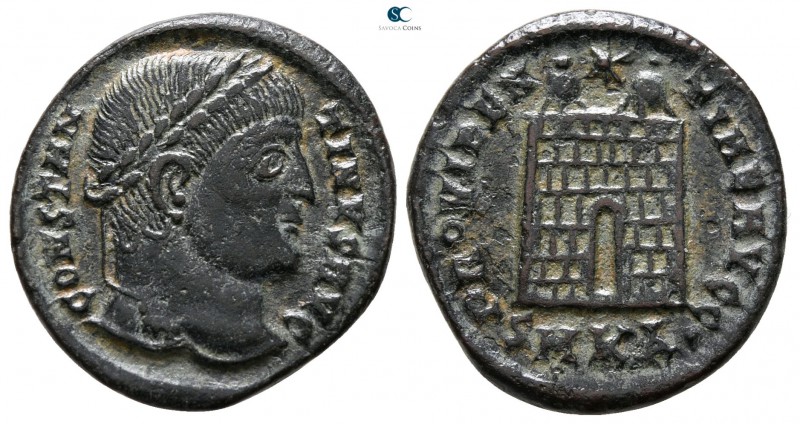Constantine I the Great AD 306-337. Cyzicus
Follis Æ

19 mm., 3.03 g.



...