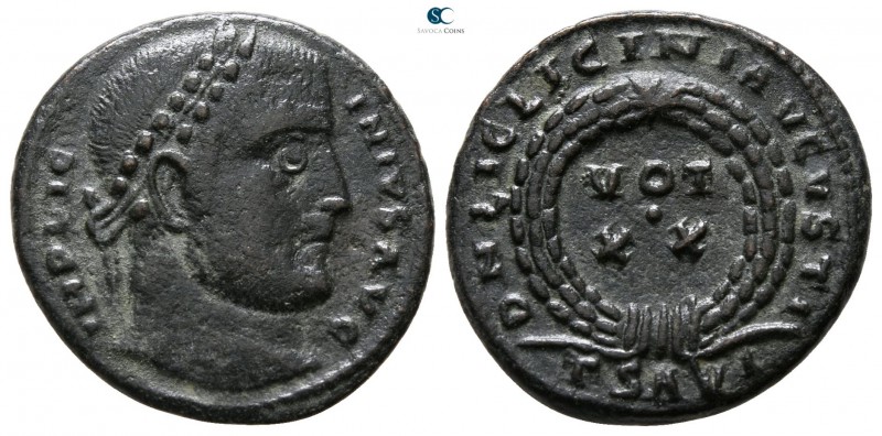 Licinius I AD 308-324. Thessaloniki
Follis Æ

18 mm., 3.24 g.



very fin...