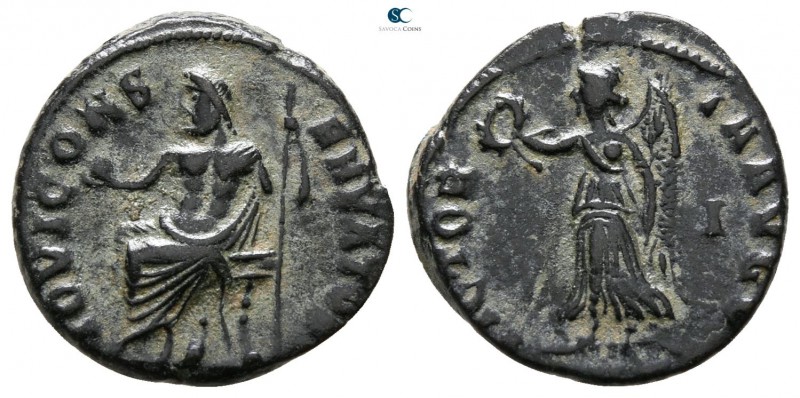 Maximinus II Daia AD 310-313. Antioch
Follis Æ

14 mm., 1.66 g.



very f...