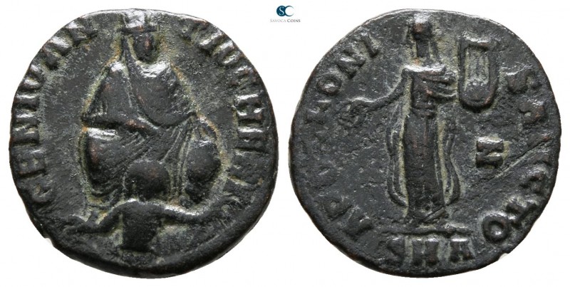 Maximinus II Daia AD 310-313. Antioch
Follis Æ

14 mm., 1.33 g.



nearly...