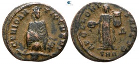 Time of Maximinus II AD 310-313. "Persecution" issue. Antioch. Follis Æ