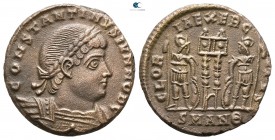 Constantinus II, as Caesar AD 317-337. Antioch. Follis Æ