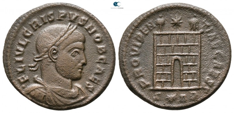 Crispus AD 317-326. Arles
Follis Æ

20 mm., 3.00 g.



very fine