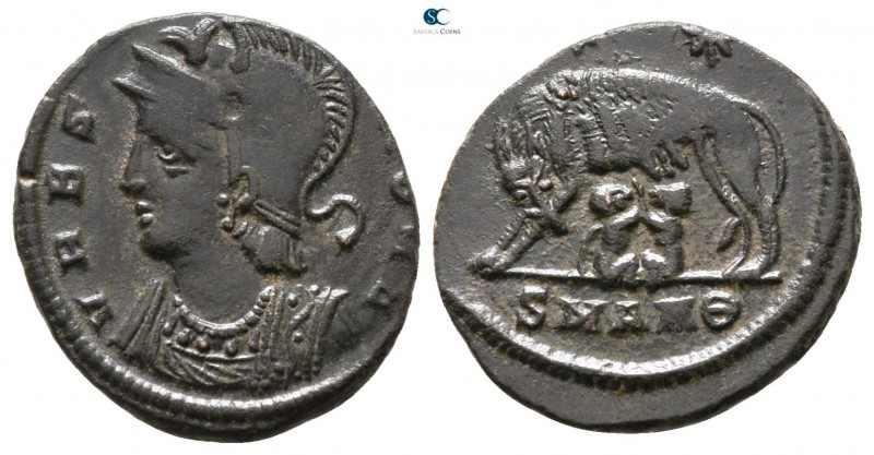 City Commemorative circa AD 330-354. Antioch
Follis Æ

15 mm., 1.57 g.


...