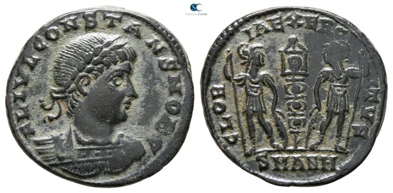 Constans, as Caesar AD 337-350. Antioch
Follis Æ

15 mm., 2.00 g.



very...